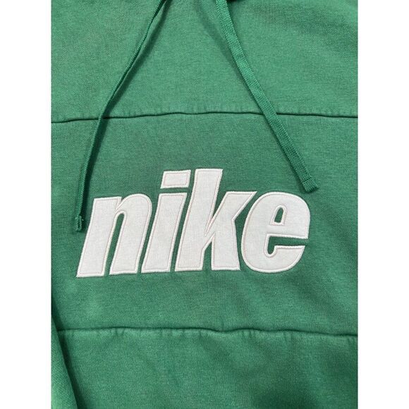 Nike Men's Color Block 2.0 Pullover Hoodie Green Size XL - Picture 6 of 11